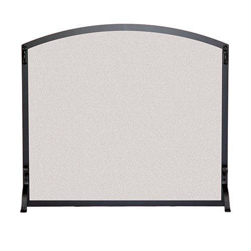 Arched Single Panel Screen, Matte Black