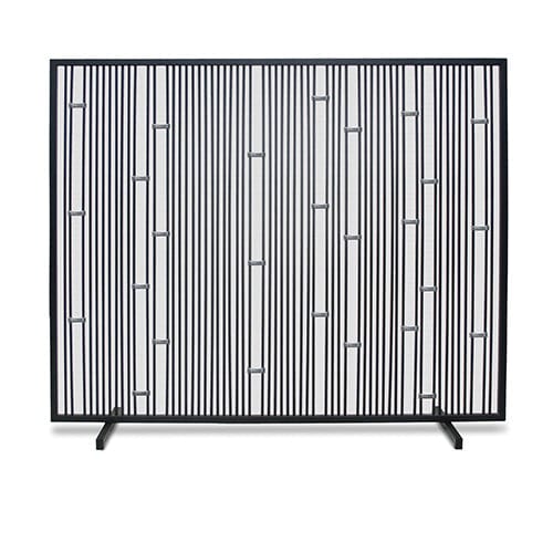 Arden Single Panel Screen, Black