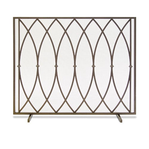 Addison Single Panel Screen, Burnished Bronze