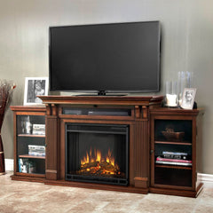 Calie Electric Fireplace Entertainment Center in Dark Espresso