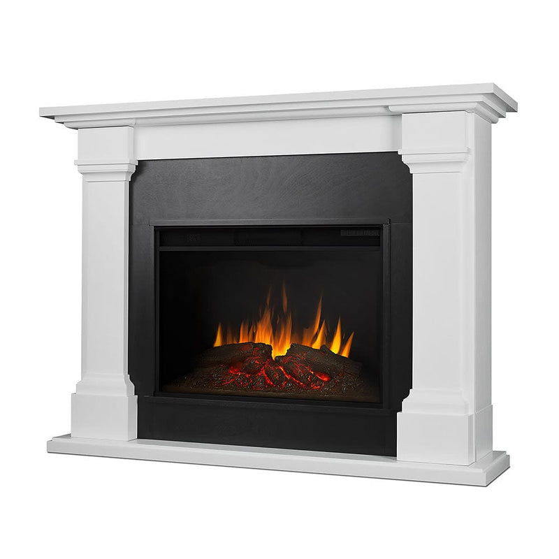 Callaway Grand Infrared Electric Fireplace Mantel Package in White