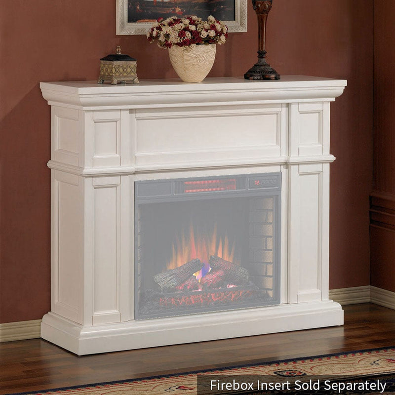 Artesian Electric Fireplace Mantel ONLY in White