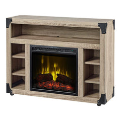 Chelsea Infrared Electric Fireplace Media Cabinet in Distressed Oak