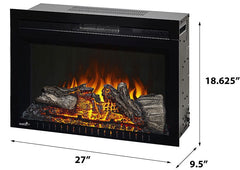 Continental 27-In Plug-In Electric Fireplace - CEFB27H