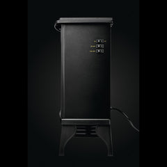 Continental Black Electric Fireplace Stove Heater