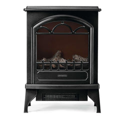 Continental Black Electric Fireplace Stove Heater