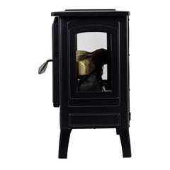 Country Living Black Infrared Electric Fireplace Stove Heater