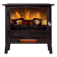 Country Living Bronze Infrared Electric Fireplace Stove Heater