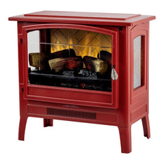 Country Living Deep Red Infrared Electric Fireplace Stove Heater