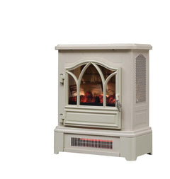 Duraflame Cream 3D Infrared Electric Fireplace Stove