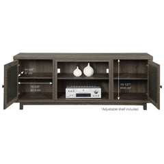 Jesse TV Stand in Mountain Grey