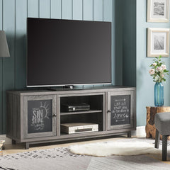 Jesse TV Stand in Mountain Grey