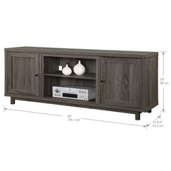 Jesse TV Stand in Mountain Grey