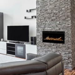 Dimplex Prism 34-In Electric Fireplace w/ Driftwood Log Set