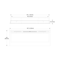 Dimplex Prism 50-In Electric Fireplace