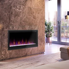 Dimplex 36-In Multi-Fire Slim Electric Fireplace