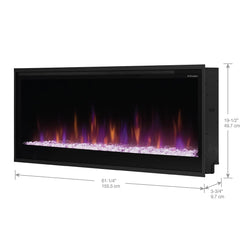 Dimplex 60-In Multi-Fire Slim Electric Fireplace