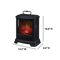 Duraflame Black Freestanding Electric Stove