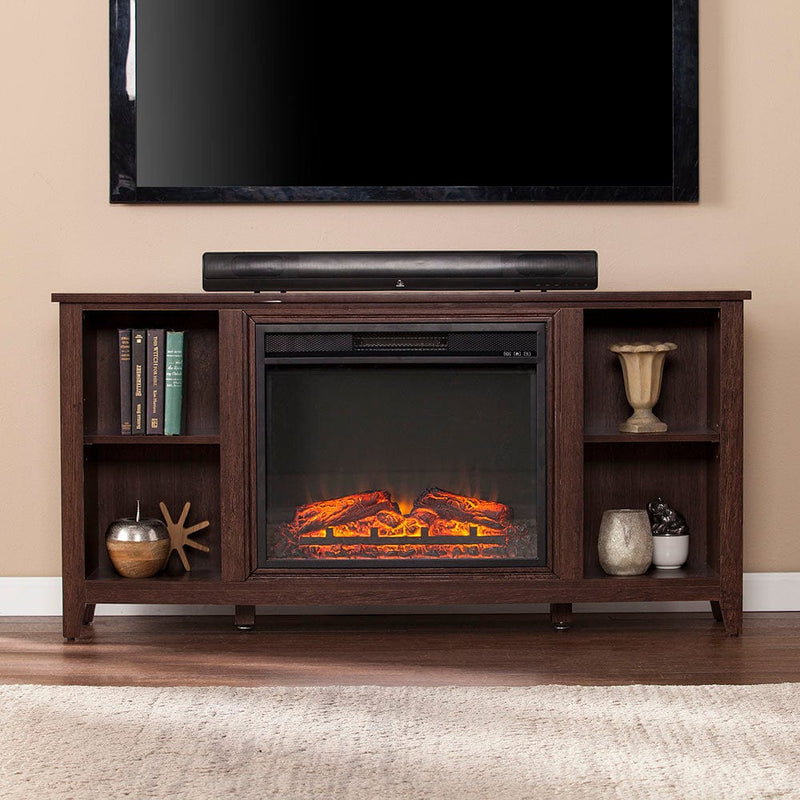 Parkdale Electric Fireplace Media Console in Espresso