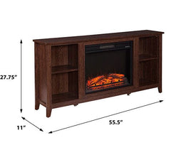 Parkdale Electric Fireplace Media Console in Espresso