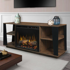 Arlo Electric Fireplace TV Stand in Walnut