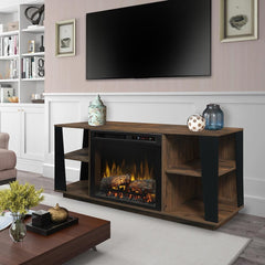 Arlo Electric Fireplace TV Stand in Walnut