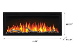 Napoleon 42-In Entice Wall Mount Electric Fireplace