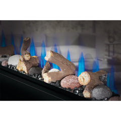 Napoleon 50-In CLEARion ELITE See-Thru Electric Fireplace w/ Decorative Black Trim Kit