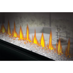 Napoleon 60-In CLEARion ELITE See-Thru Electric Fireplace w/ Decorative Stainless Steel Trim Kit