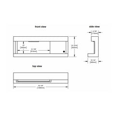 Napoleon Stylus Steinfield Wall Mount Electric Fireplace