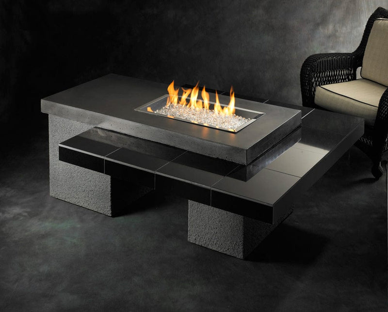 Uptown Fire Pit Table - Black