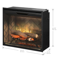 Dimplex 24 Inch Revillusion Deluxe Built-In Electric Fireplace