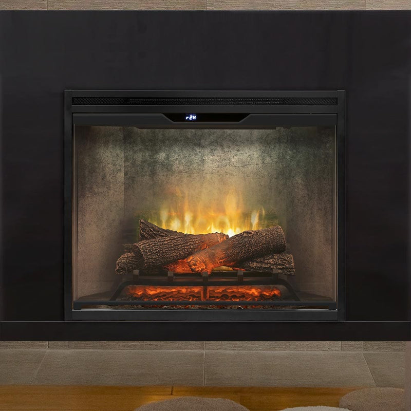 Dimplex 30 Inch Revillusion Built-In Electric Fireplace w/ Weathered Concrete