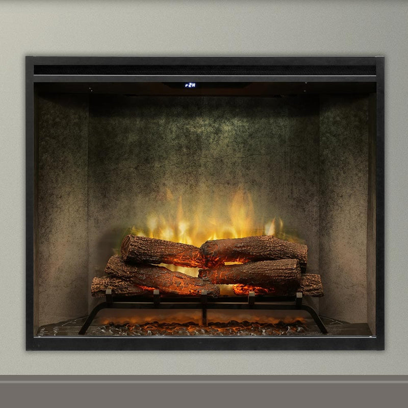 Dimplex 42 Inch Revillusion Built-In Electric Fireplace w/ Weathered Concrete