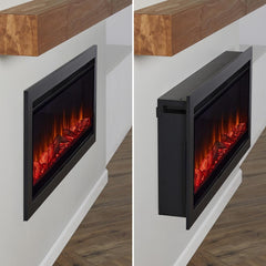 Real Flame 49-In Linear Electric Fireplace