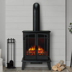 Foster Freestanding Electric Stove in Black