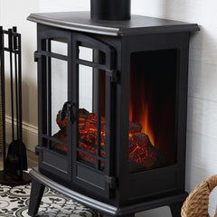 Foster Freestanding Electric Stove in Black