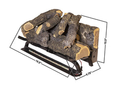 Modern Flames 20-in Sunset Charred Oak Electric Log Set