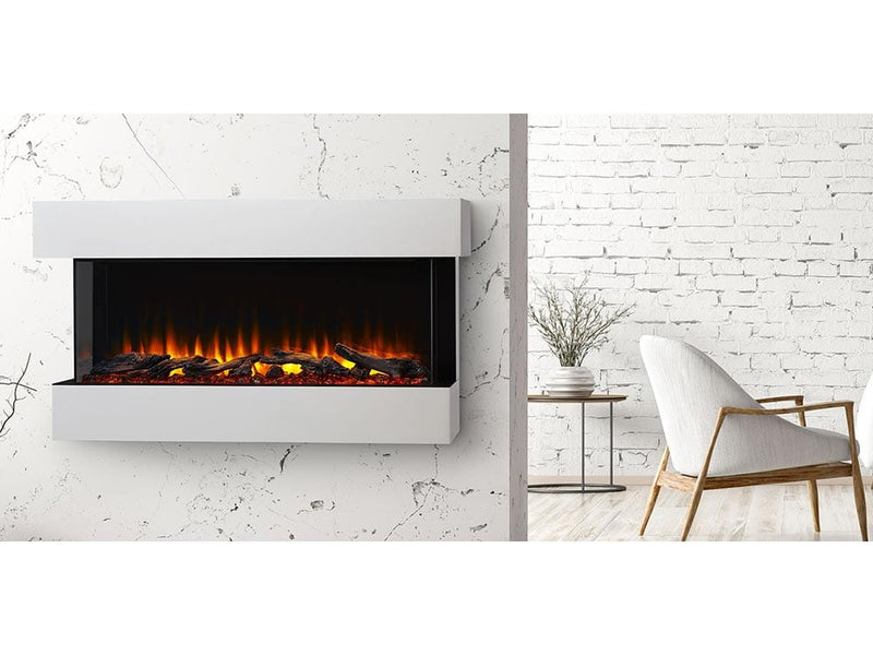 SimpliFire 43-in Scion Trinity Linear Electric Fireplace Package