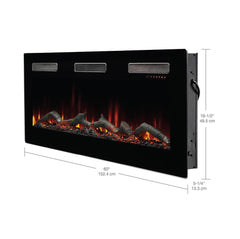 Sierra 60-In Wall Mount Electric Fireplace