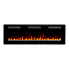 Sierra 60-In Wall Mount Electric Fireplace