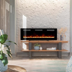 Sierra 60-In Wall Mount Electric Fireplace