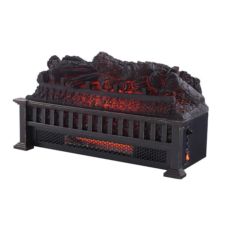 HearthPro 23-in Infrared Electric Fireplace Log Set