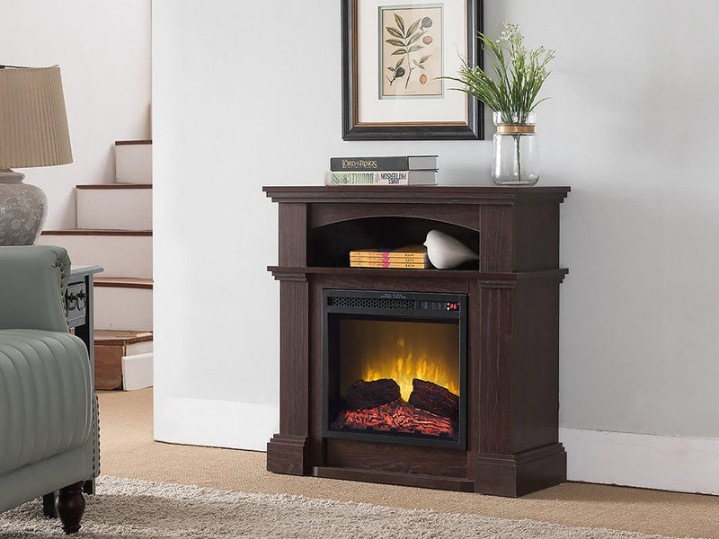 Addison Electric Fireplace Mantel Package in Mahogany- SP5718