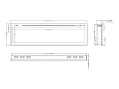 Modern Flames 60-in Spectrum Slimline Built-In Electric Fireplace