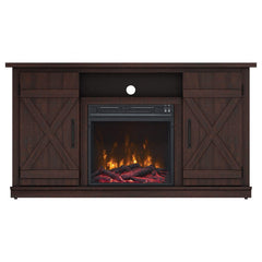 Killian Electric Fireplace Media Console in Espresso