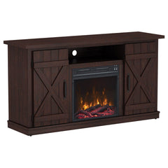 Killian Electric Fireplace Media Console in Espresso