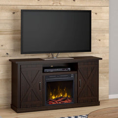 Killian Electric Fireplace Media Console in Espresso