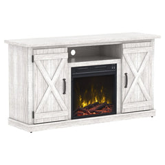 Killian Electric Fireplace Media Console in Sargent Oak