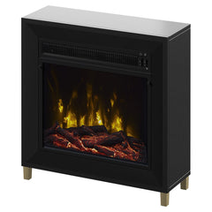 Dorrance Electric Fireplace Mantel Package in Black